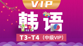 韩语T3-T4中级VIP